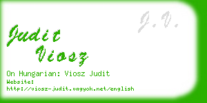 judit viosz business card